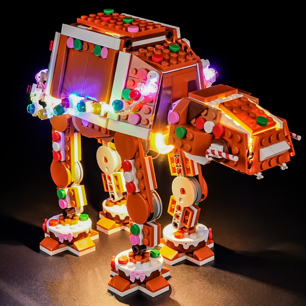 Beleuchtungsset für Gingerbread AT-AT Walker 40806- Lightailing