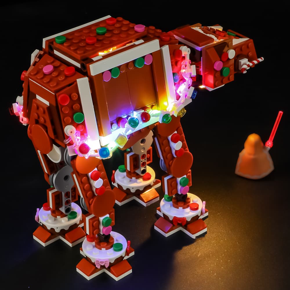 Beleuchtungsset für Gingerbread AT-AT Walker 40806- Briksmax 2.0