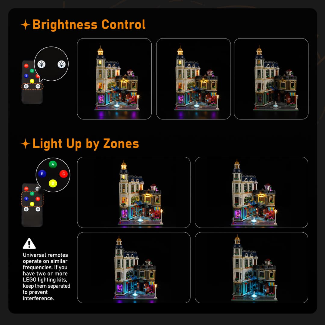 Remote Light Kit for Shopping Street 11371 - Lightailing