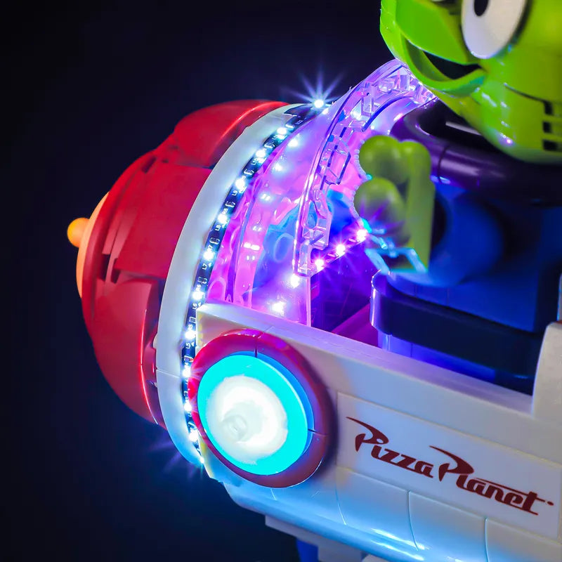 Light Kit for Alien with Pizza Planet Rocket Ride 43307-Briksmax 2.0