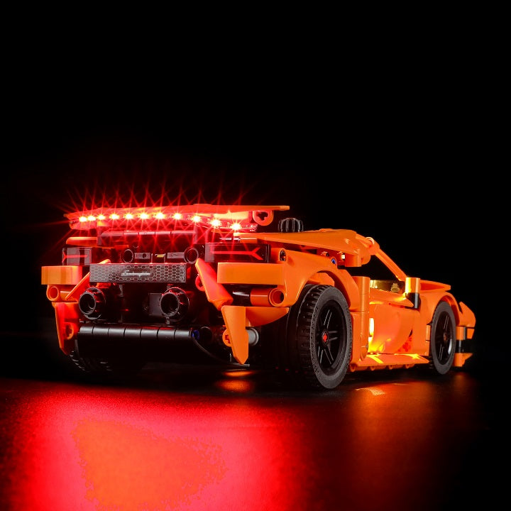 Kit d'éclairage pour Lamborghini Huracán Tecnica Orange 42196-Briksmax