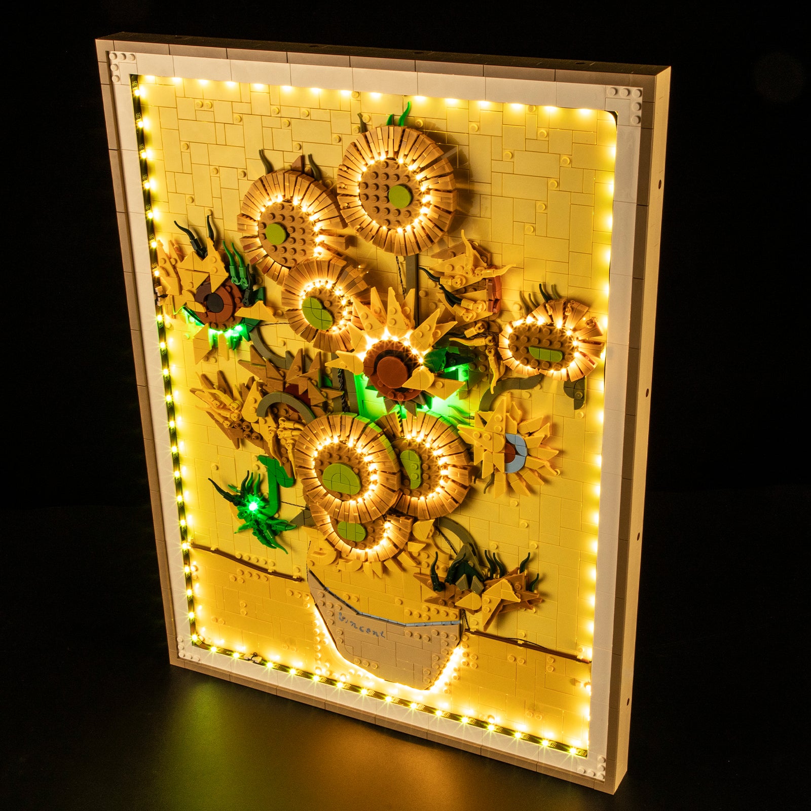 Lichtset für Vincent van Gogh – Sonnenblumen 31215 - Briksmax 2.0 (Fernbedienungsversion)