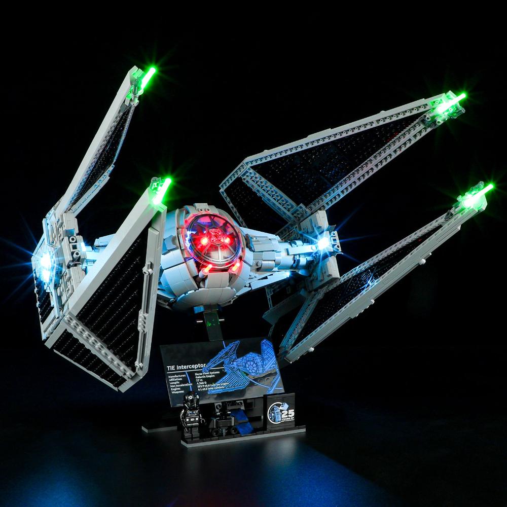 Beleuchtungsset für UCS TIE Interceptor 75382 - Briksmax 2.0