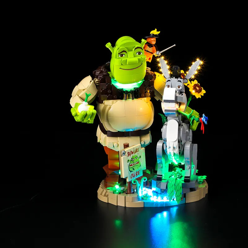 Light kit for Shrek, Donkey & Puss in Boots 72423 - Briksmax 2.0