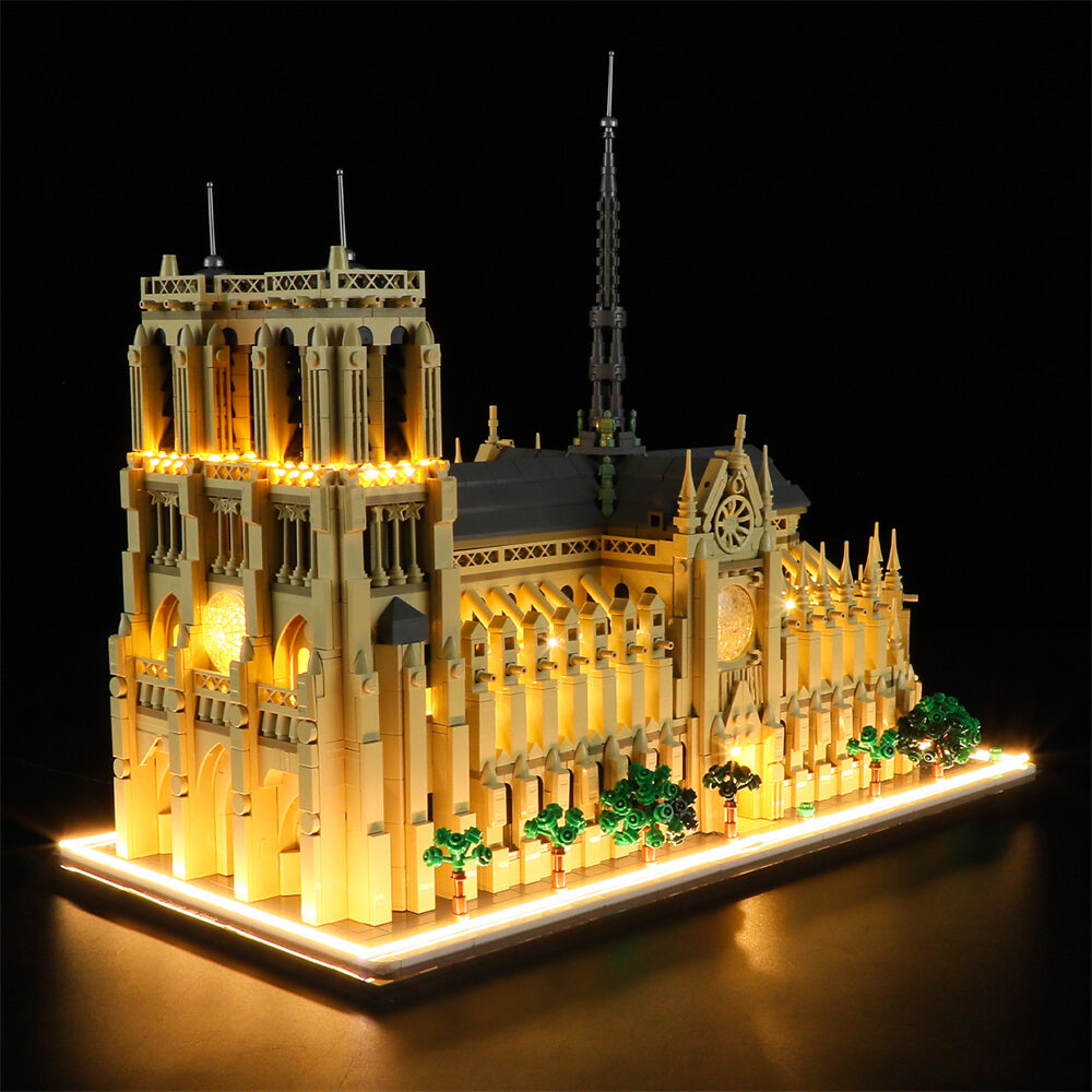 Briksmax Light Kit For LEGO Notre-Dame de Paris 21061-3