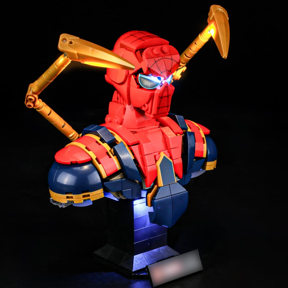 Lightailing Light Kit For LEGO Iron Spider-Man Bust #76326 - 4