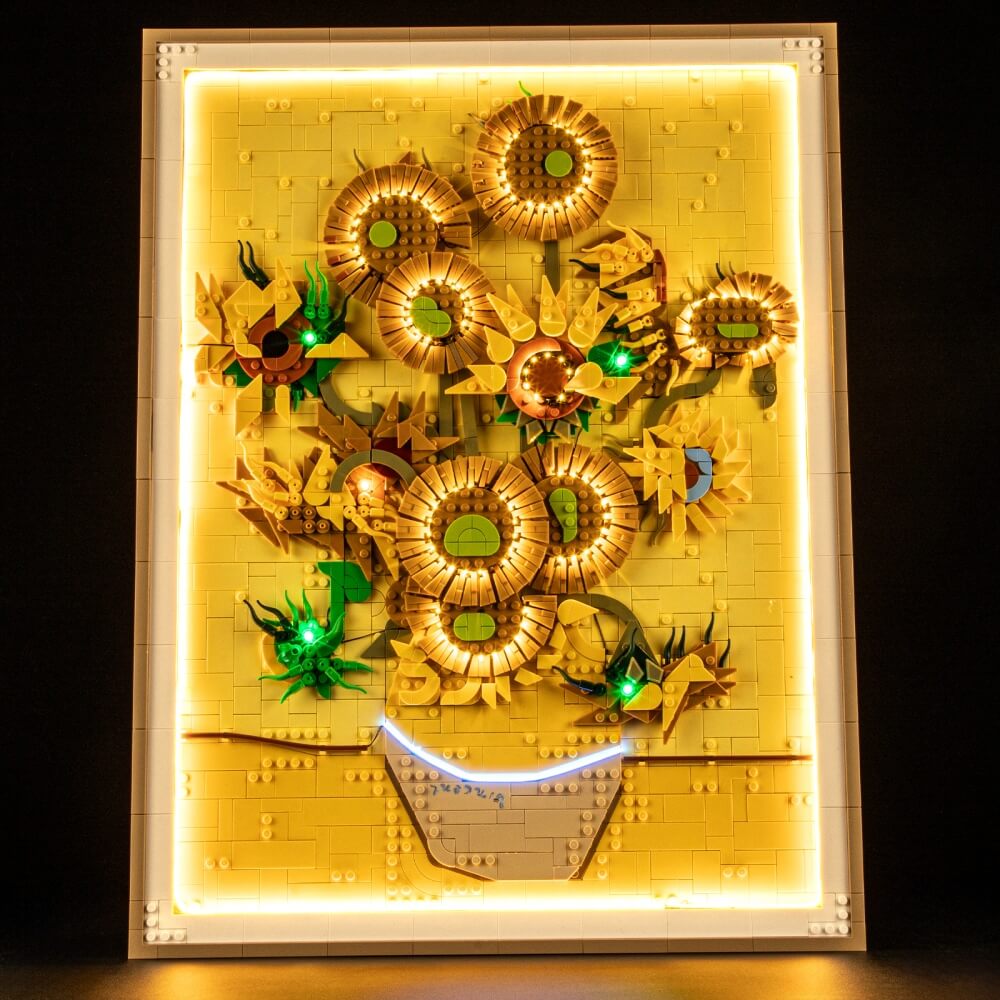 Light Kit for Vincent van Gogh – Sunflowers 31215-Lightailing