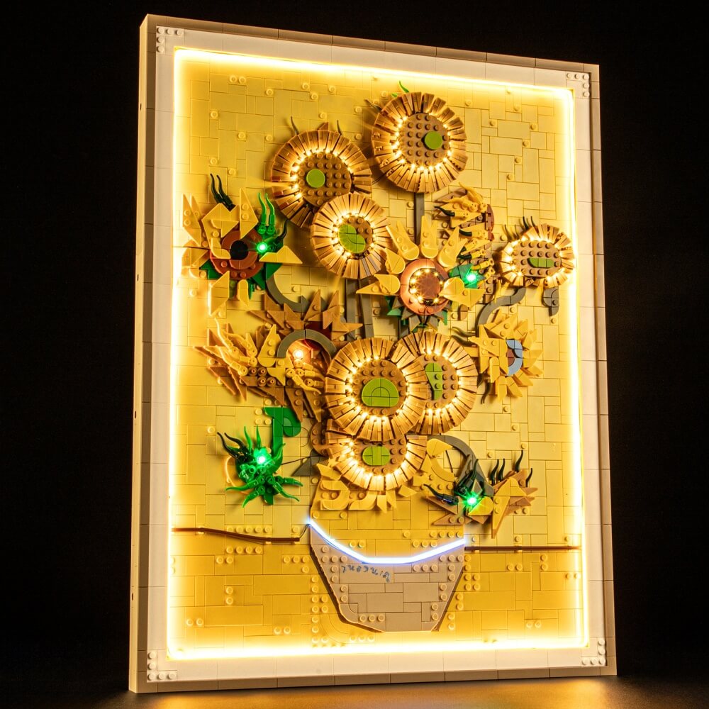 Light Kit for Vincent van Gogh – Sunflowers 31215-Lightailing