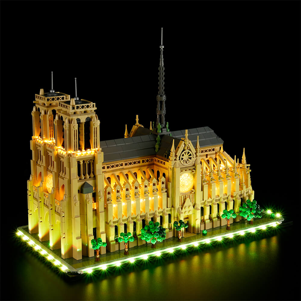 Briksmax 2.0 Light Kit For LEGO Notre-Dame de Paris 21061(Remote Version）-6