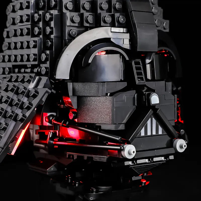 Beleuchtungsset für Darth Vader Helm 75304 (Wellensensor-Steuerung)-Briksmax 2.0