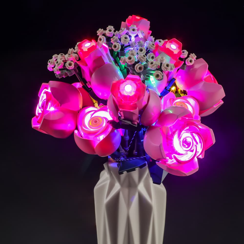 Briksmax 2.0 Light Kit for LEGO Bouquet of Pink Roses 10374- 6