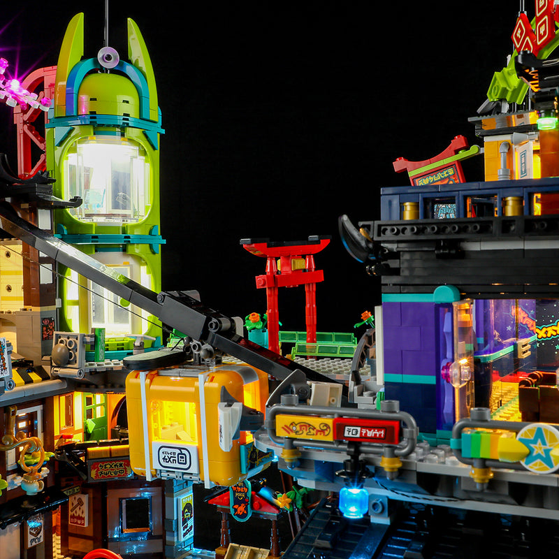 BriksMax Lichtset für LEGO® NINJAGO® City Märkte 71799