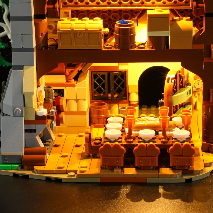 Light Kit For  Snow White and the Seven Dwarfs' Cottage 43242-Briksmax