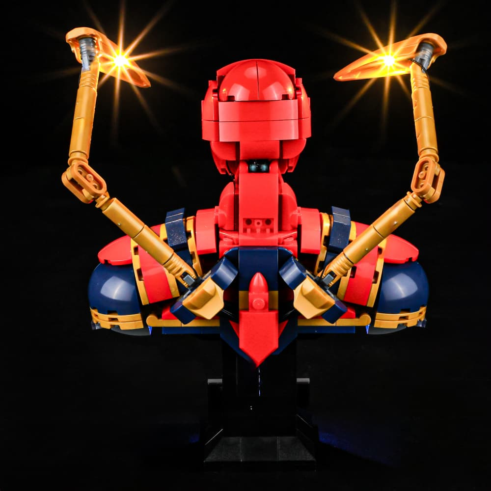 Light Kit for Iron Spider-Man Bust 76326 - Lightailing