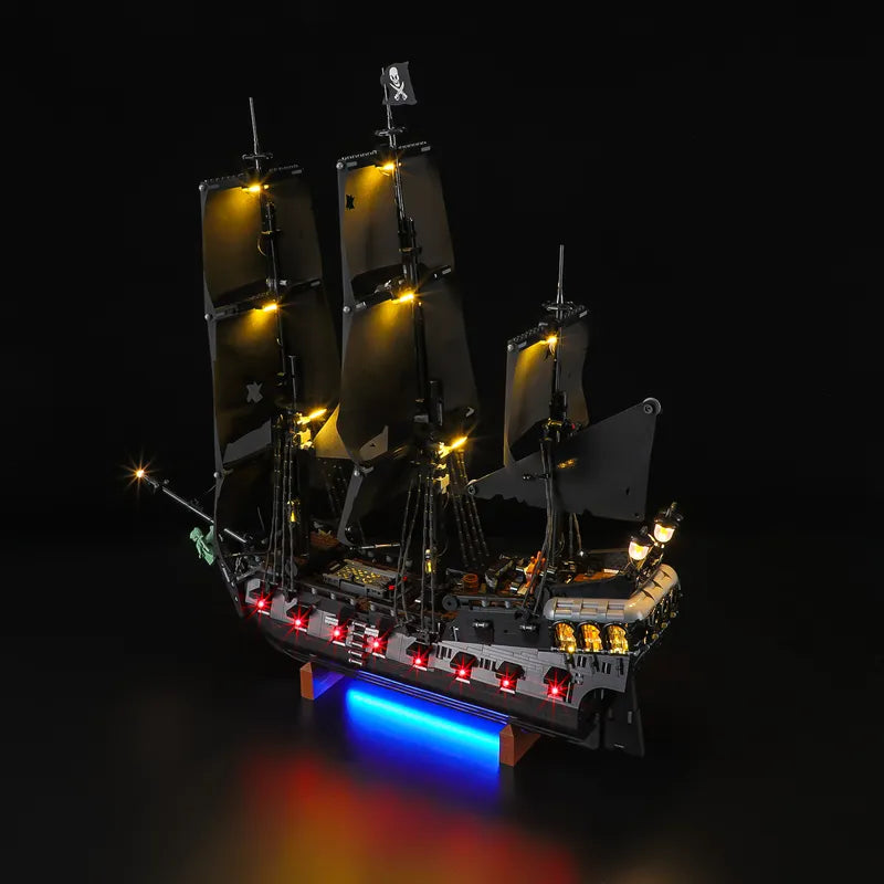 Light Kit for Captain Jack Sparrow's Pirate Ship 10365| Crimson Glow | Lightailing
