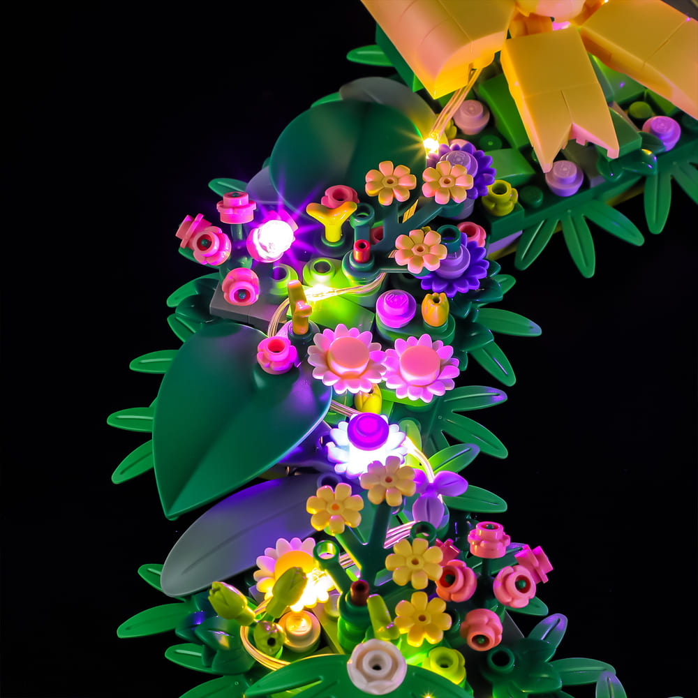 Kit d'éclairage pour Couronne de Printemps 40957 - Briksmax 2.0