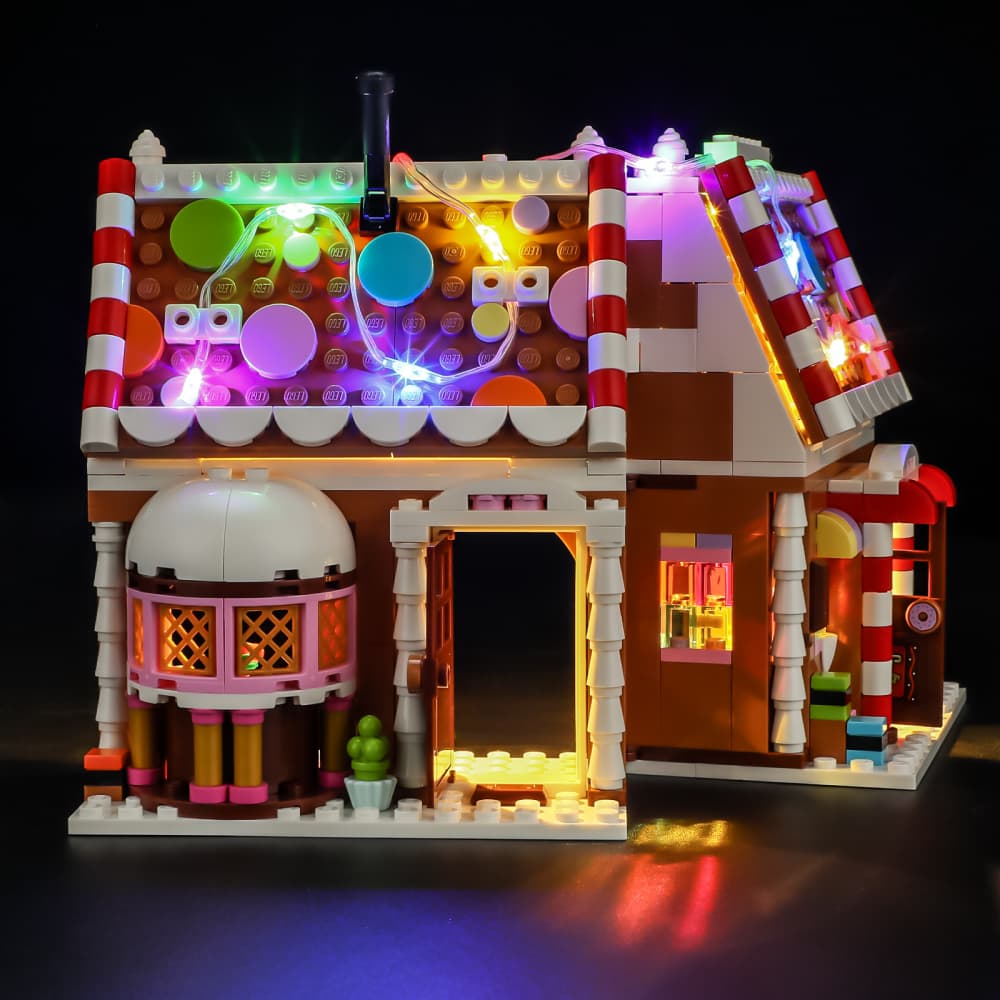 Light Kit for Festive Gingerbread House 40809- Briksmax 2.0
