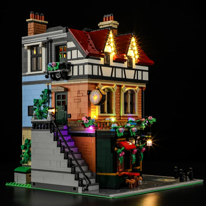 Briksmax 2.0 Light Kit For Tudor Corner 10350(Christmas Version)- 6