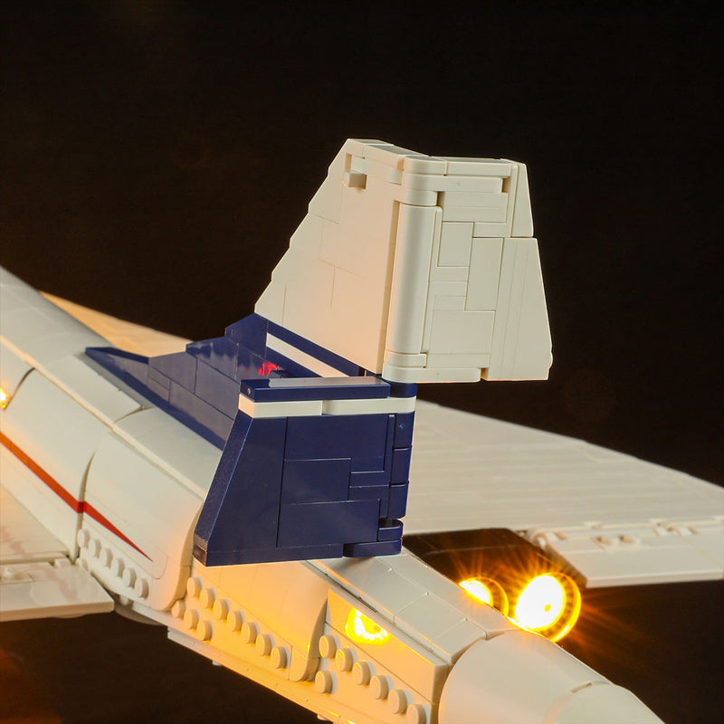 Briksmax Light Kit For LEGO Concorde 10318 – Lightailing
