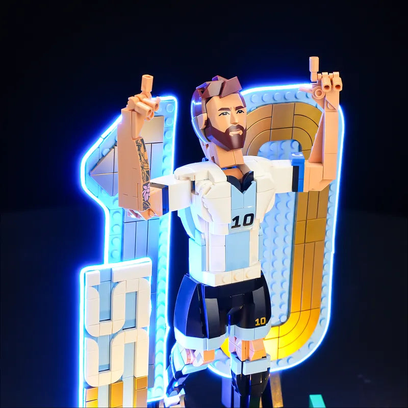 Lichter-Set für Lionel Messi – Fußball-Legende 43015 – Briksmax 2.0