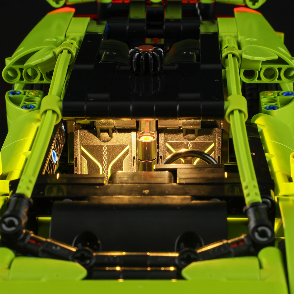 Kit d'éclairage pour LEGO Lamborghini Huracán Tecnica 42161-BriksMax