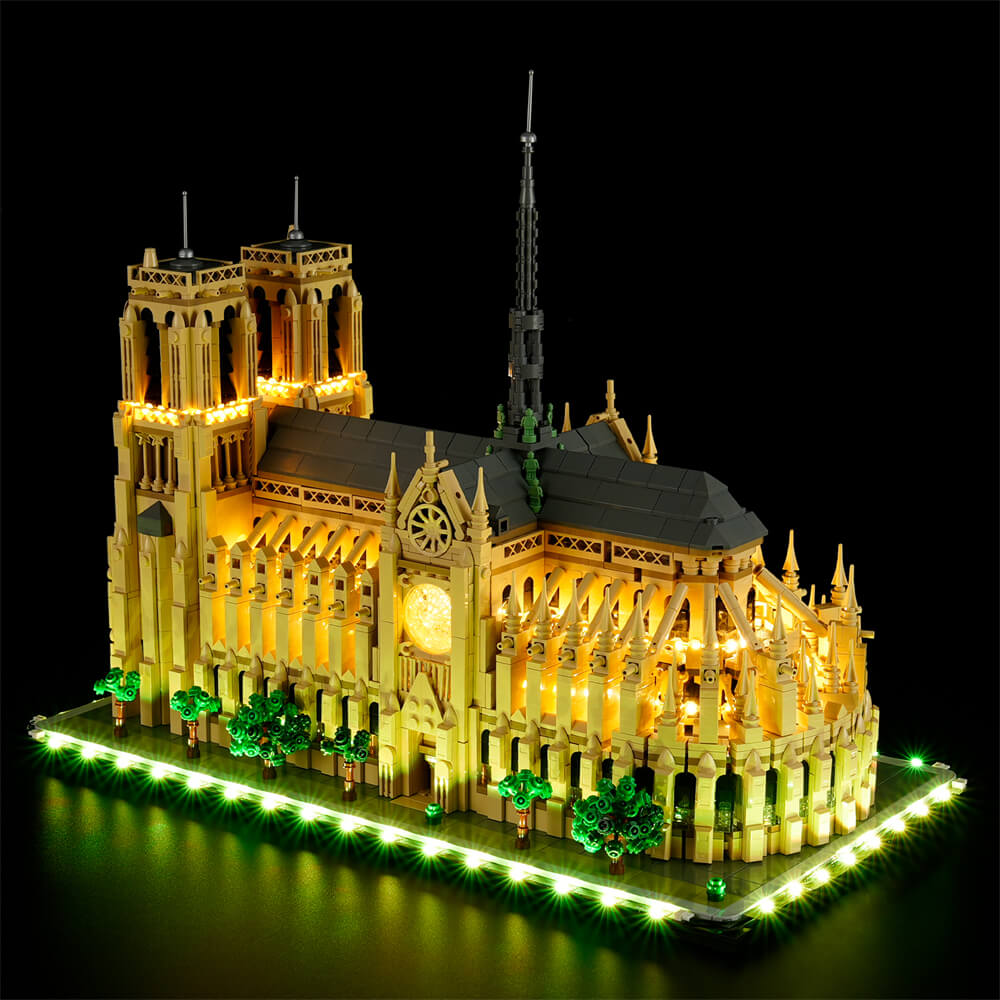 Briksmax 2.0 Light Kit For LEGO Notre-Dame de Paris 21061(Remote Version）-7