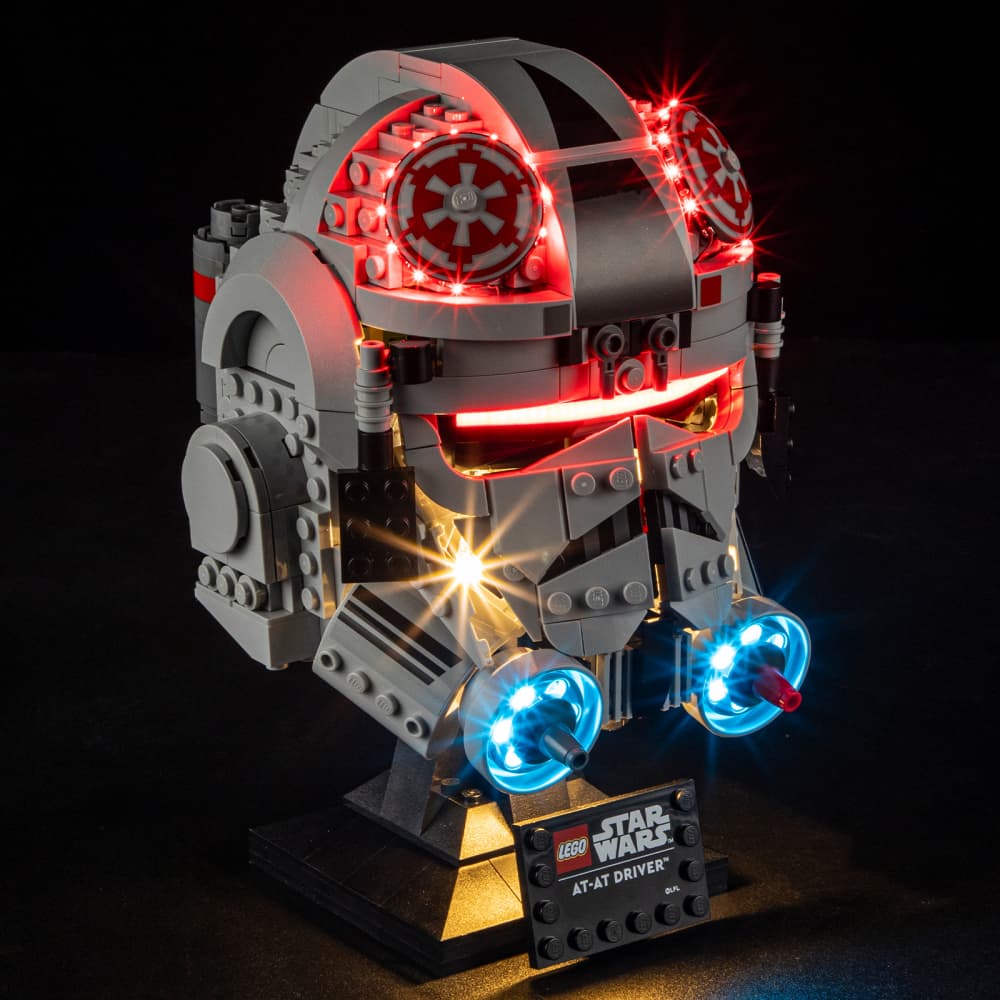 Briksmax Light Kit For LEGO AT-AT Driver Helmet #75429 - 5