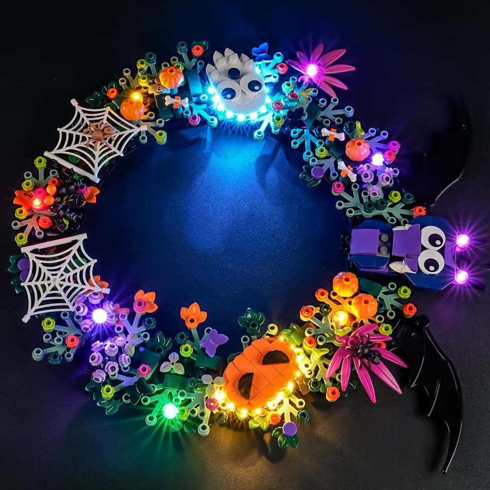 Lightailing Light Kit For LEGO Halloween Wreath  #40825 - 5