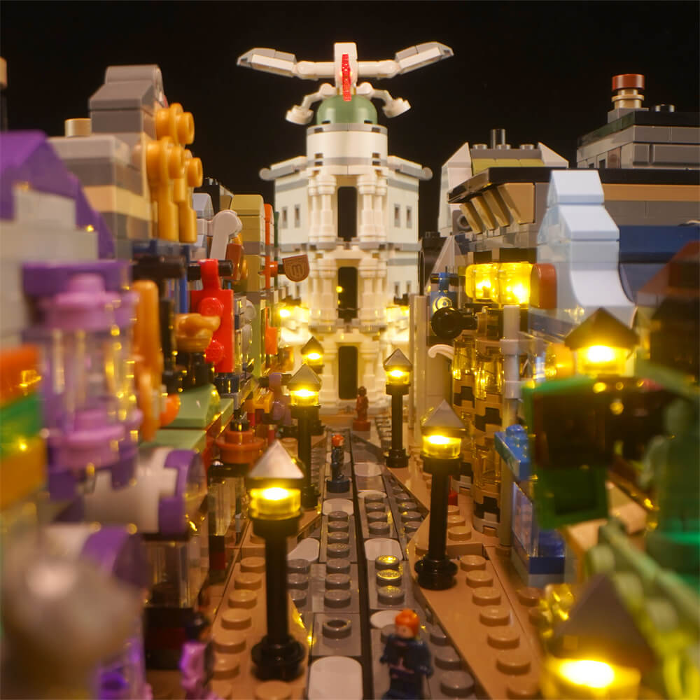 Light Kit for Diagon Alley Wizarding Shops 76444 - Briksmax 2.0