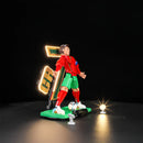 Light kit for Cristiano Ronaldo – Soccer Legend 43016 -Briksmax 2.0 |  Classic Warm Edition