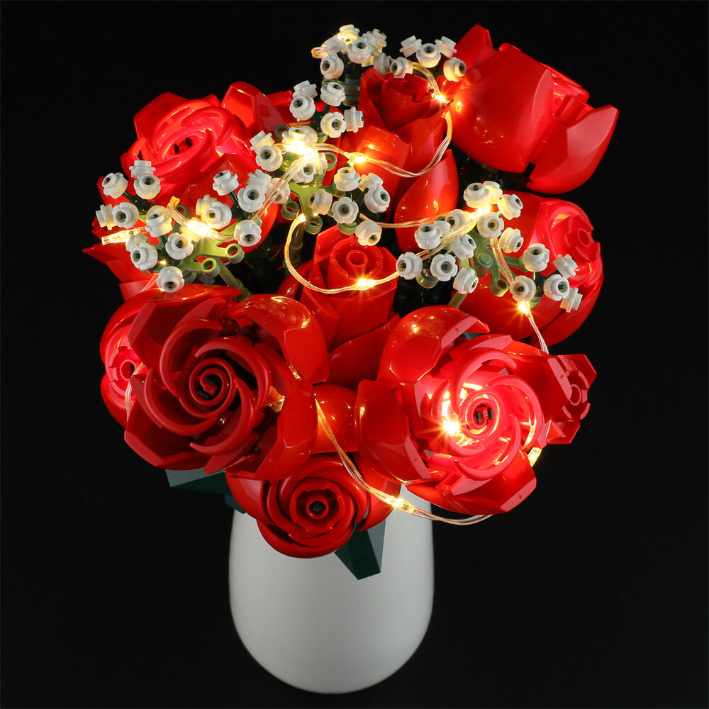 Beleuchtungsset für Bouquet of Roses 10328 - Briksmax 2.0 (Musikversion)