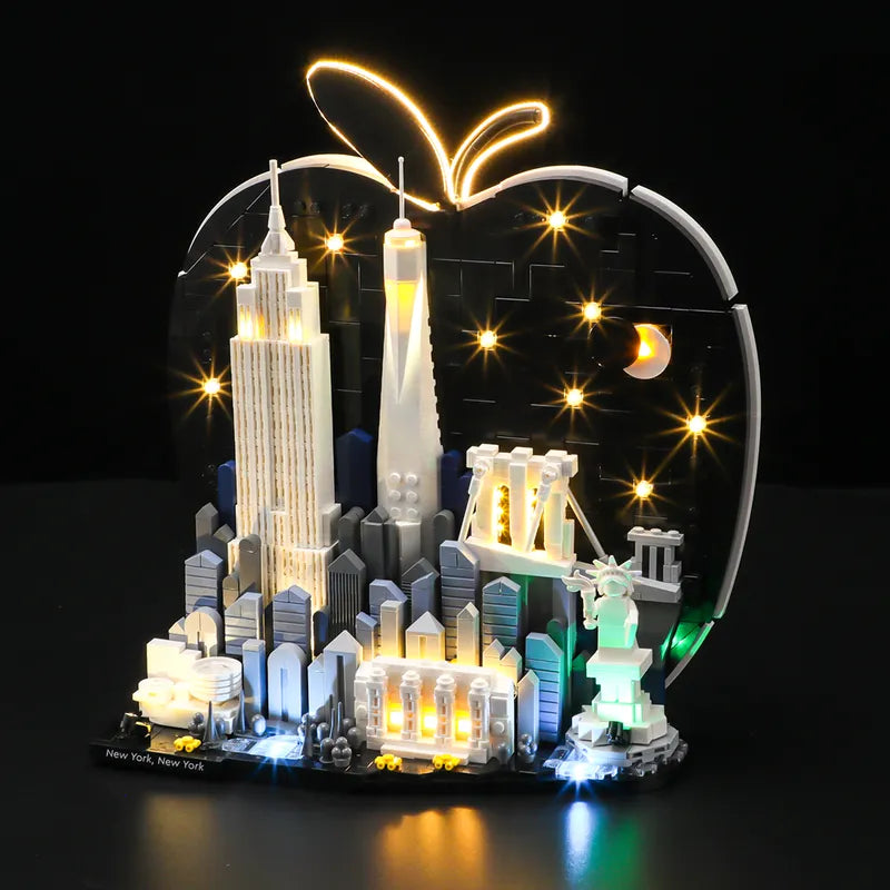 Light kit for New York City – The Big Apple 21066 - Briksmax 2.0