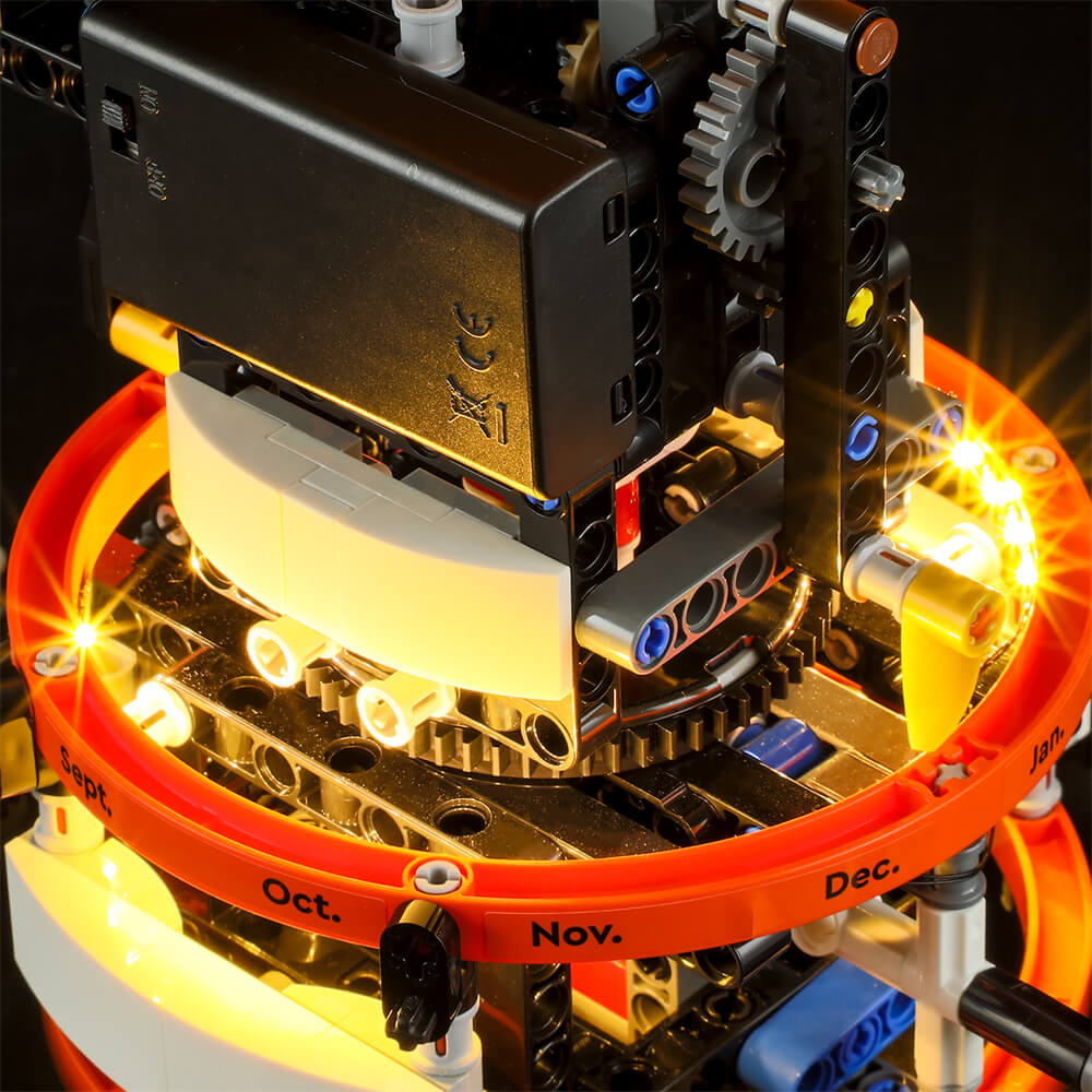 Light Kit for Planet Earth and Moon in Orbit 42179-Lightailing