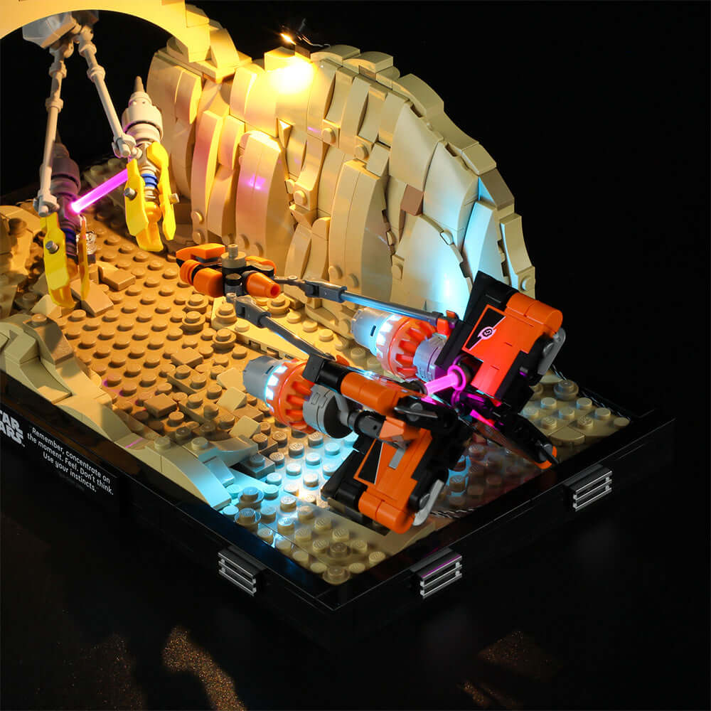 Beleuchtungsset für das Mos Espa Podrace Diorama 75380-Briksmax