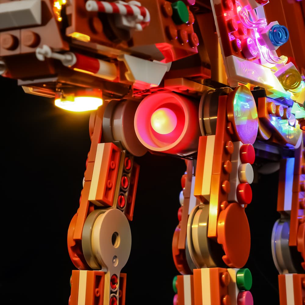 Beleuchtungsset für Gingerbread AT-AT Walker 40806- Briksmax 2.0
