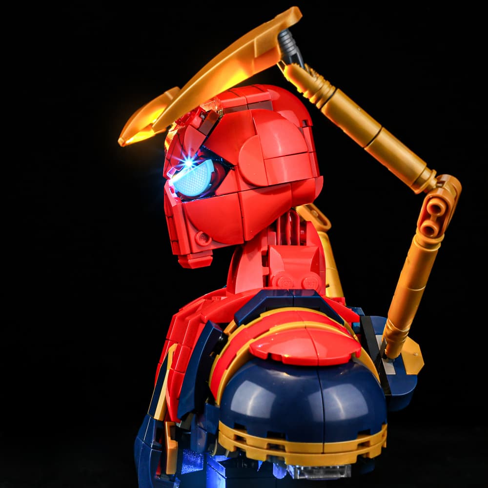 Lightailing Light Kit For LEGO Iron Spider-Man Bust #76326 - 5