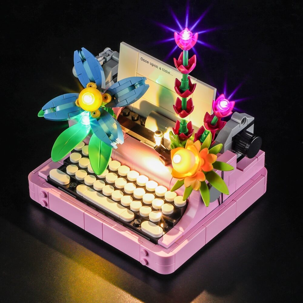 Light Kit for Typewriter with Flowers 31169- Lightailing