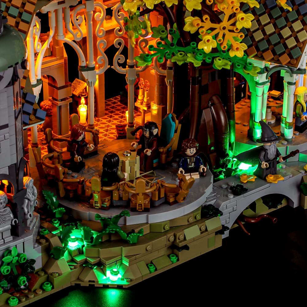 Briksmax Light Kit For LEGO The Lord Of The Rings: Rivendell #10316 - 10