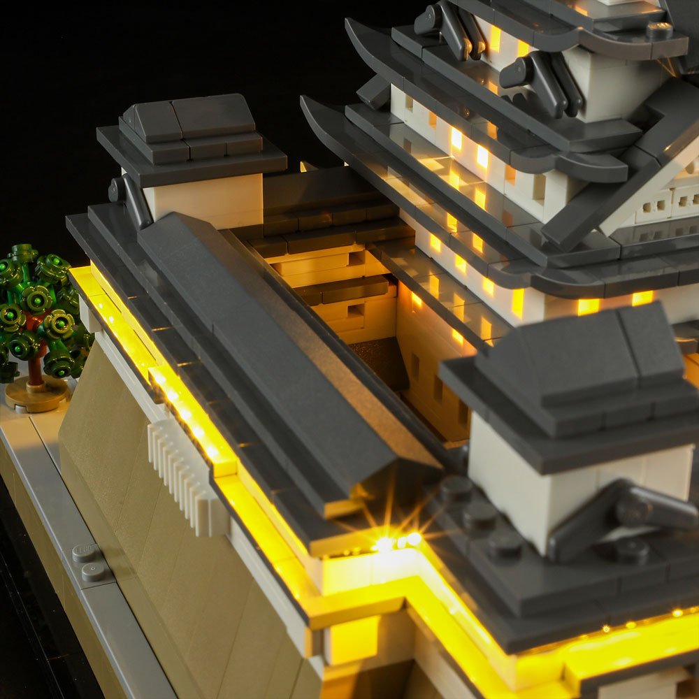 Kit d'éclairage pour le château LEGO Himeji 21060-Briksmax 