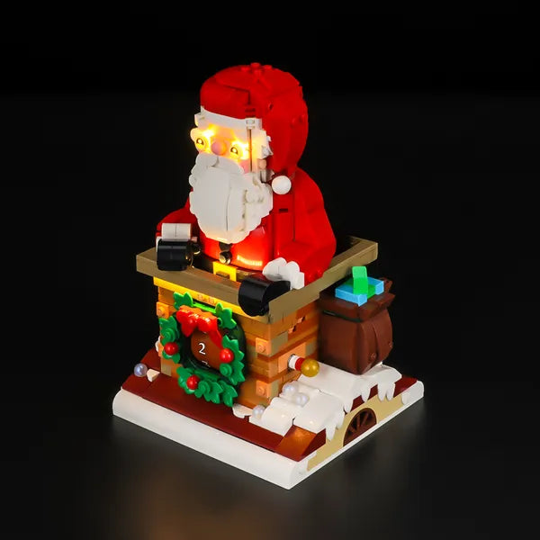 Light Kit For Santa's Holiday Countdown 40874 - Briksmax 2.0