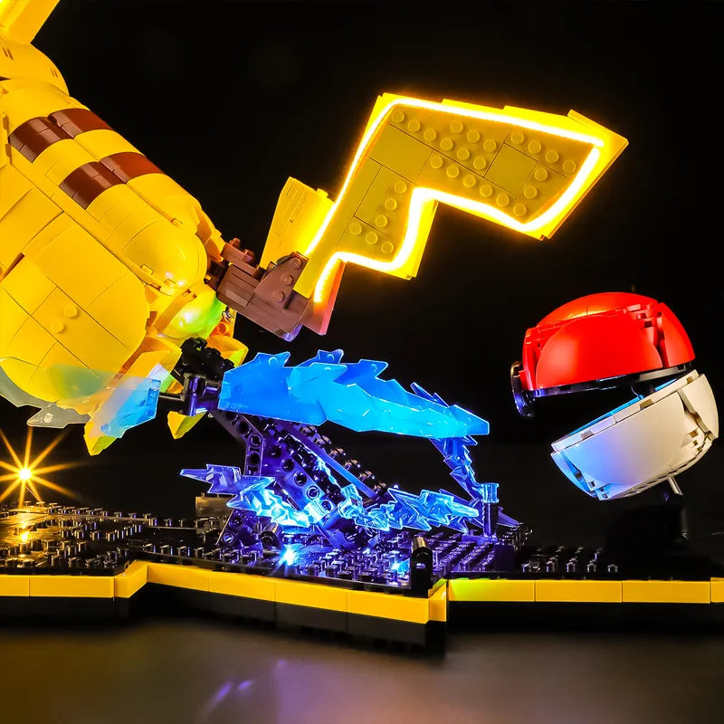 マスコレ 電王 22体セット LEGO Pikachu and Poké Ball LED Lighting Kit | Pokémon Display