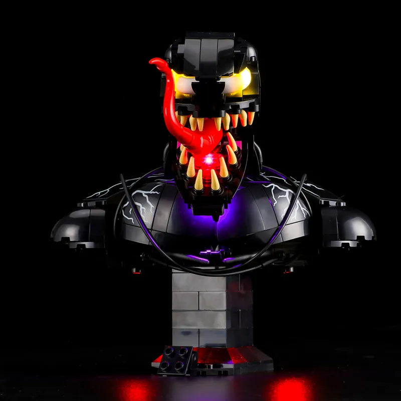 Light kit for Venom Bust 76356 | Briksmax 2.0