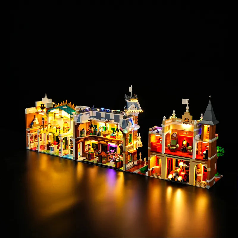 Light kit for Disney Main Street U.S.A. 43302 – Christmas Edition | Briksmax 2.0