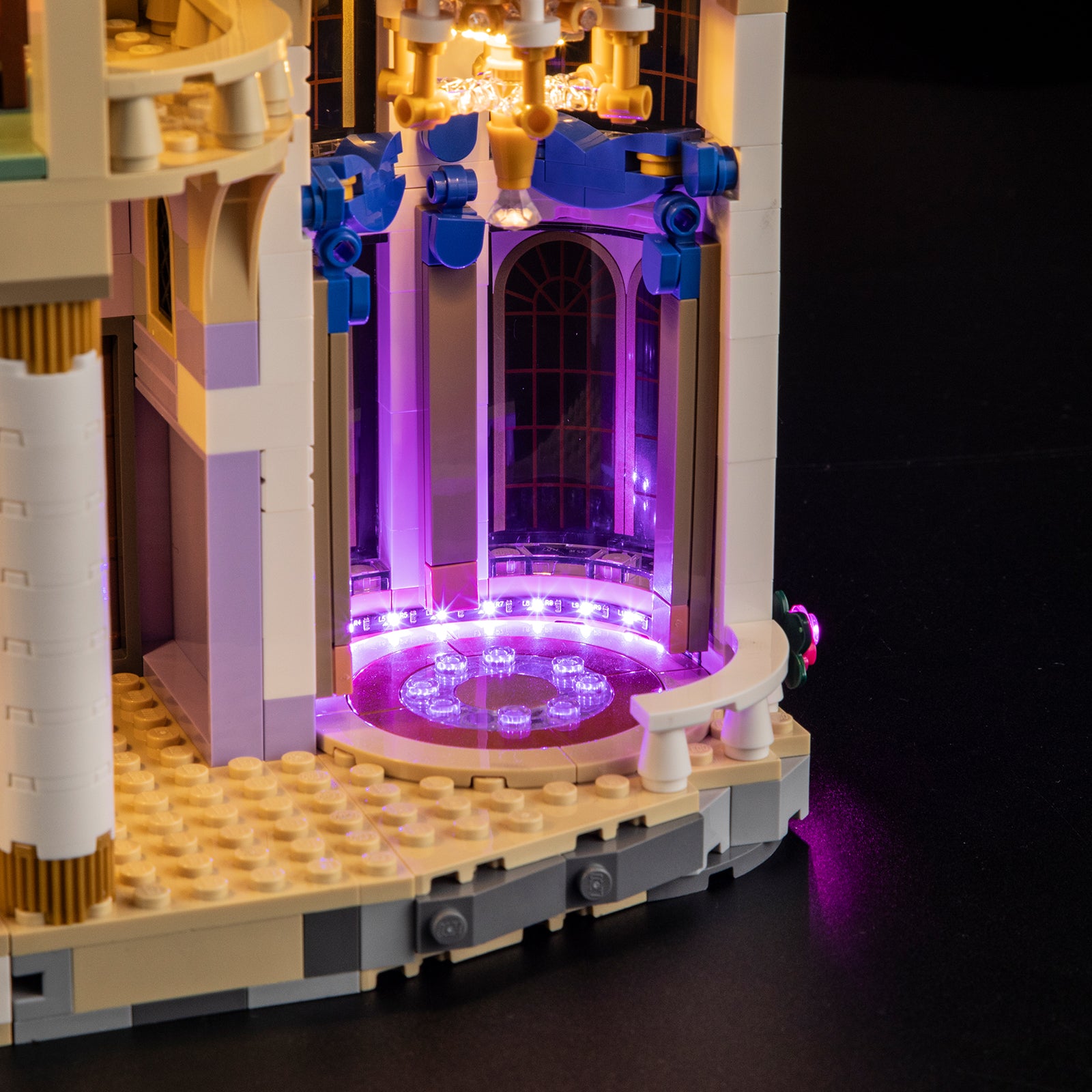 Light Kit for Beauty and the Beast Castle 43263 - Briksmax 2.0