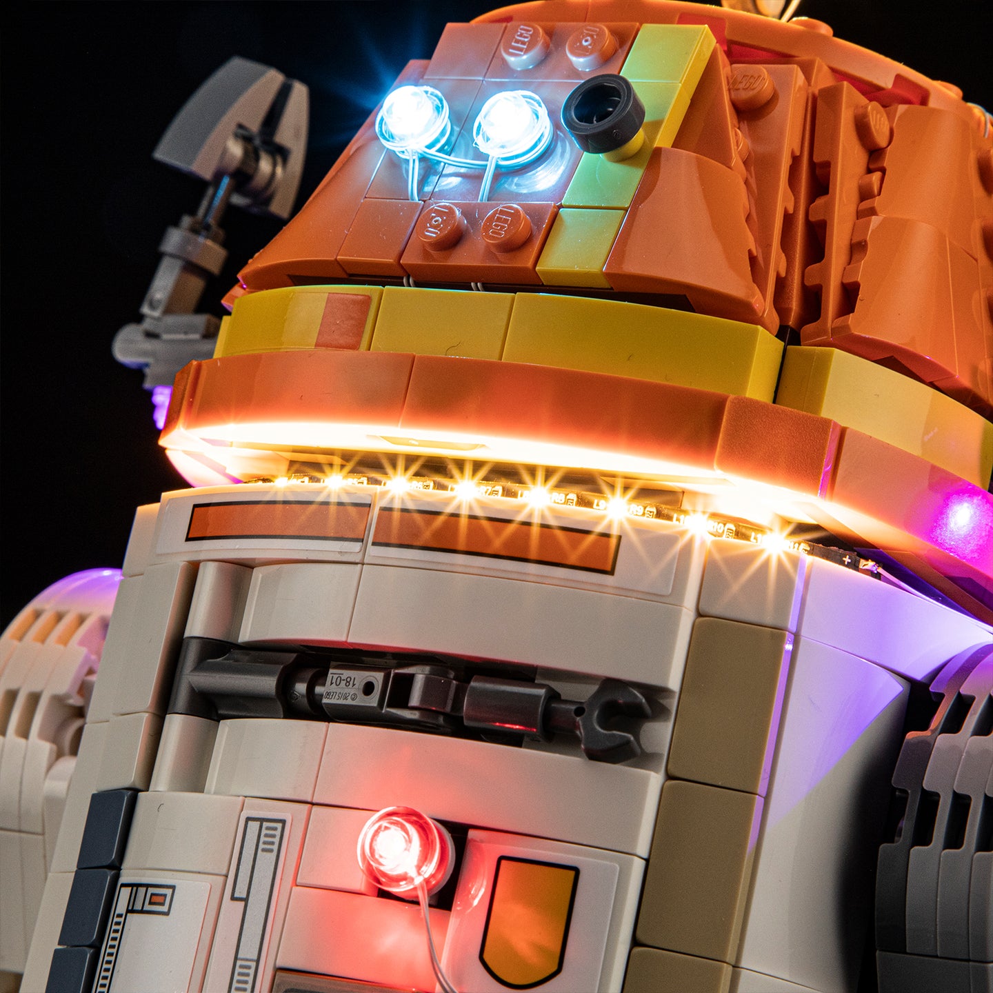 Lightailing Light Kit For Chopper (C1-10P)™ Astromech Droid #75416-9