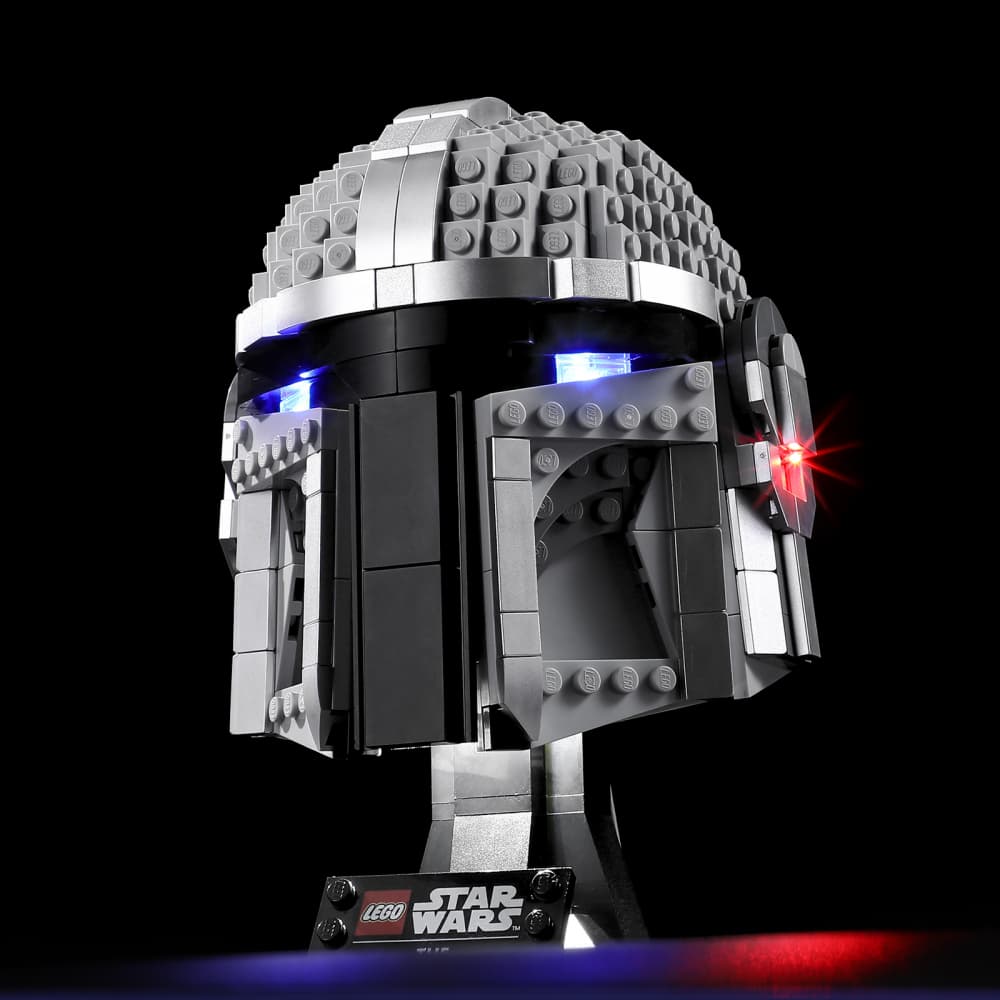 Light Kit for The Mandalorian Helmet 75328-Briksmax