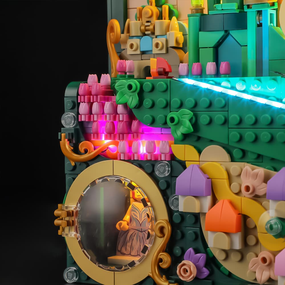 Briksmax 2.0 Light Kit For LEGO Wicked Emerald City Wall Art  #75685-8