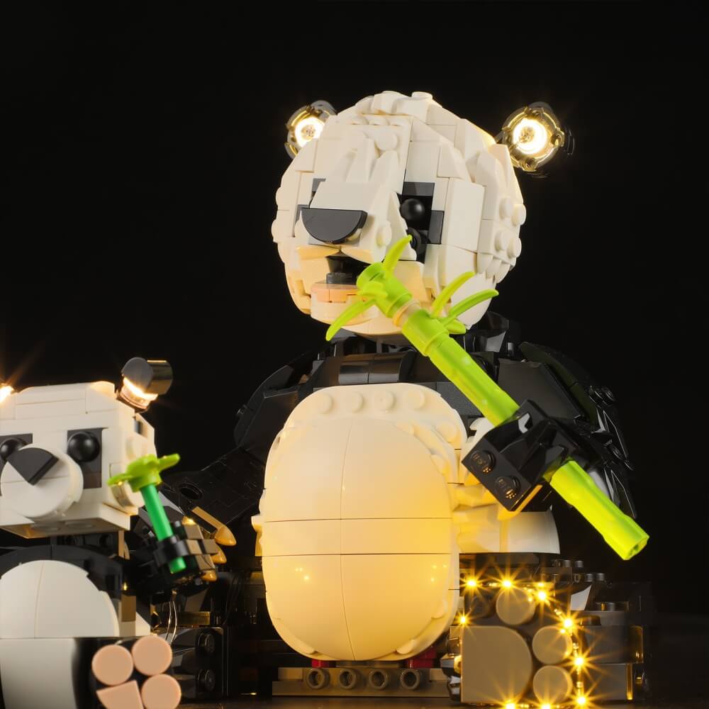 Beleuchtungsset für Wildtiere: Panda-Familie 31165—Lightailing