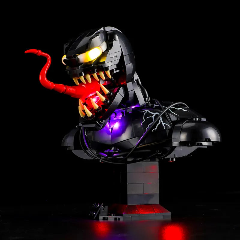Light kit for Venom Bust 76356 | Briksmax 2.0