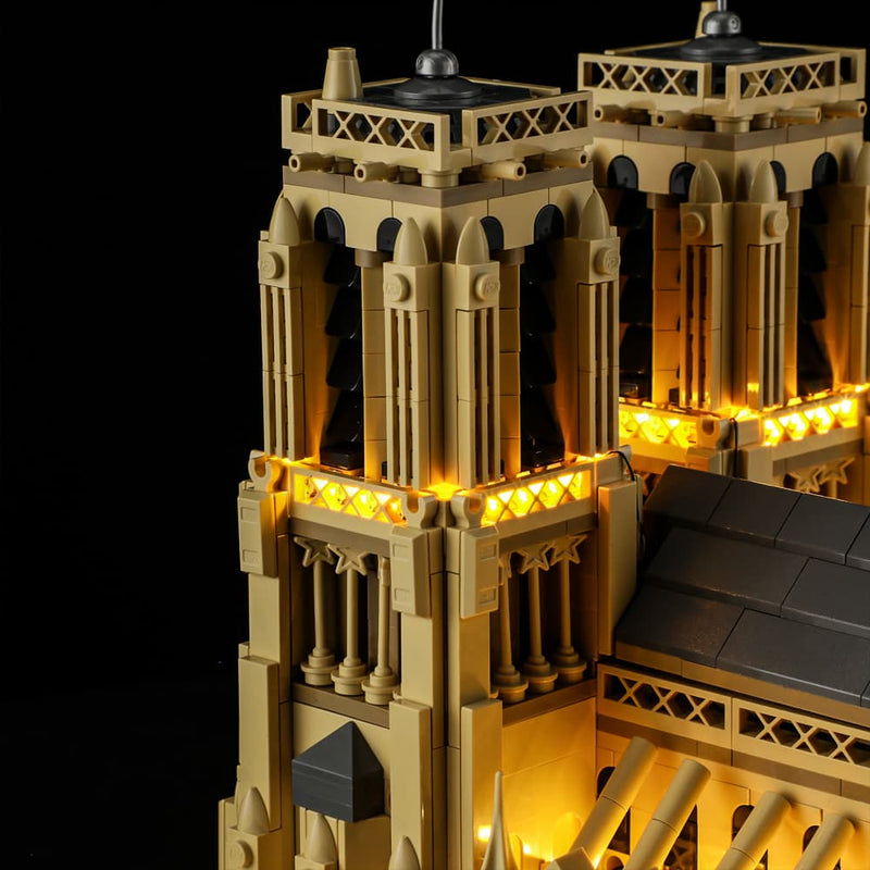 Briksmax 2.0 Light Kit For Notre-Dame de Paris 21061 (Projector Light)-10
